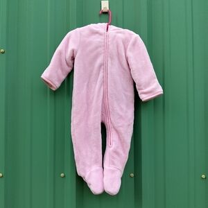 The Children's Place Girl's Pink Infant Baby Bunting Size 3-6 Months